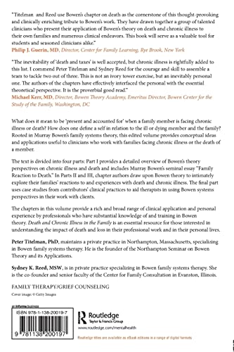 Death and Chronic Illness in the Family: Bowen Family Systems Theory Perspectives