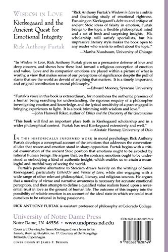 Wisdom in Love: Kierkegaard and the Ancient Quest for Emotional Integrity