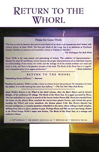 Return to the Whorl: The Final Volume of 'The Book of the Short Sun' (Book of the Short Sun, 3) — back cover