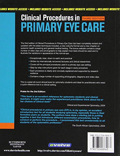 Clinical Procedures in Primary Eye Care: Expert Consult: Onl