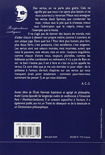 Petit traité des grandes vertus — back cover