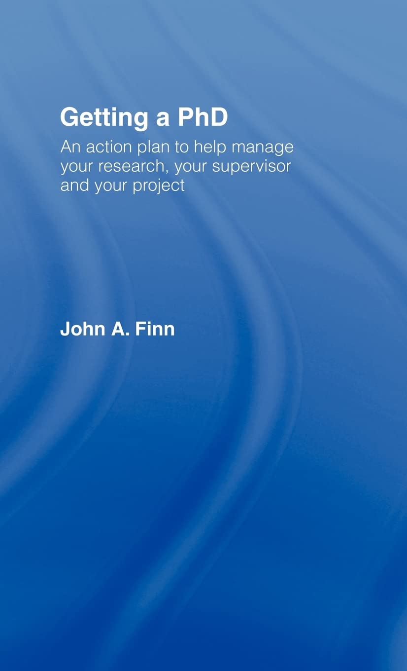 Getting a PhD (Routledge Study Guides)