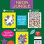 Brain Games - Sticker by Number: Neon Jungle (28 Images to Sticker)