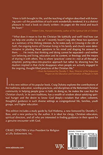 Growing In The Life Of Faith, Second Edition: Education And Christian Practices — back cover
