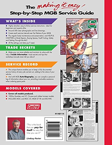 MGB Step-by-Step Service Guide and Owner's Manual: All Models, First to Last by Lindsay Porter (Porter Manuals)