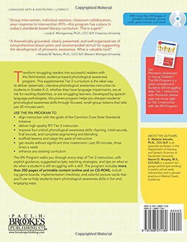 The Intensive Phonological Awareness (IPA) Program