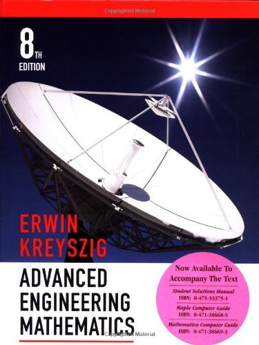 Advanced Engineering Mathematics, 8th Edition by Kreyszig, E