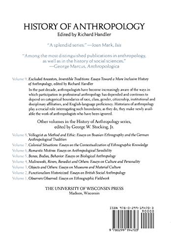 Significant Others: Interpersonal and Professional Commitments in Anthropology (History of Anthropology) (Volume 10)