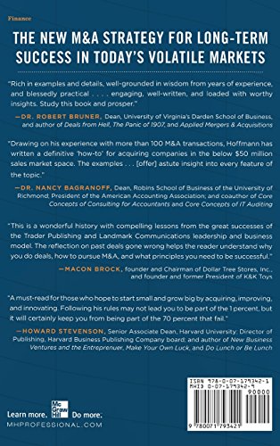 Mergers and Acquisitions Strategy for Consolidations: Roll Up, Roll Out and Innovate for Superior Growth and Returns