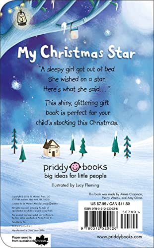Shiny Shapes: My Christmas Star by Roger Priddy (Board Book)