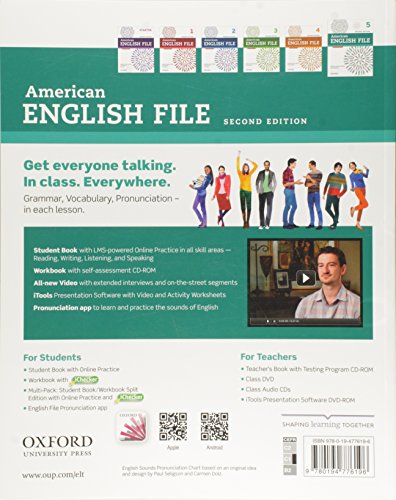 American English File Second Edition: Level 5 Student Book: With Online Practice