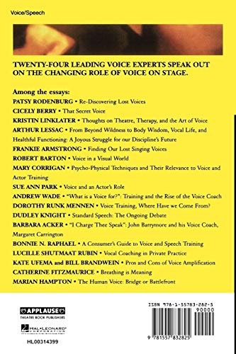 The Vocal Vision: Views on Voice by 24 Leading Teachers Coaches and Directors (Applause Books)