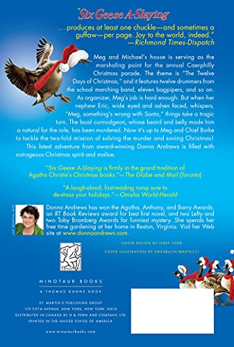 Six Geese A-Slaying: A Meg Langslow Christmas Mystery (Meg Langslow Mysteries, 10)