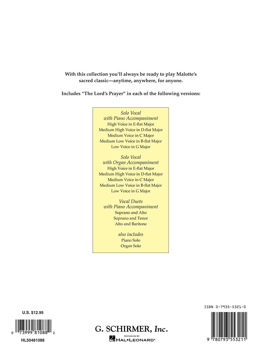 The Complete Lord's Prayer for Every Busy Accompanist: Revised Edition with 3 added duet arrangements (Vocal Collection)