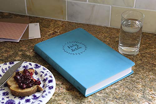 NIV, Value Thinline Bible, Large Print, Leathersoft, Teal, Comfort Print