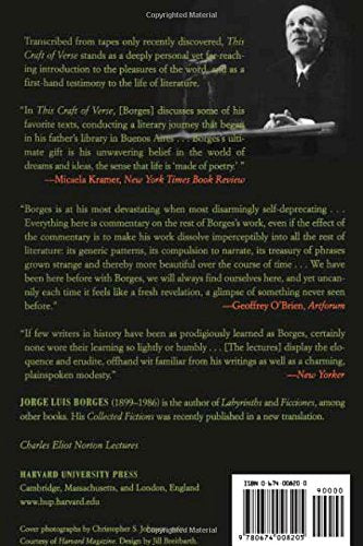 This Craft of Verse (The Charles Eliot Norton Lectures) by B