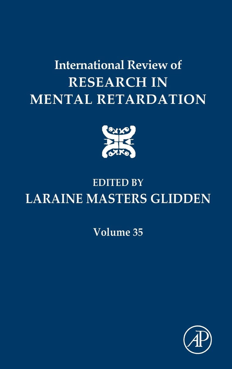 International Review of Research in Mental Retardation (Volume 35)