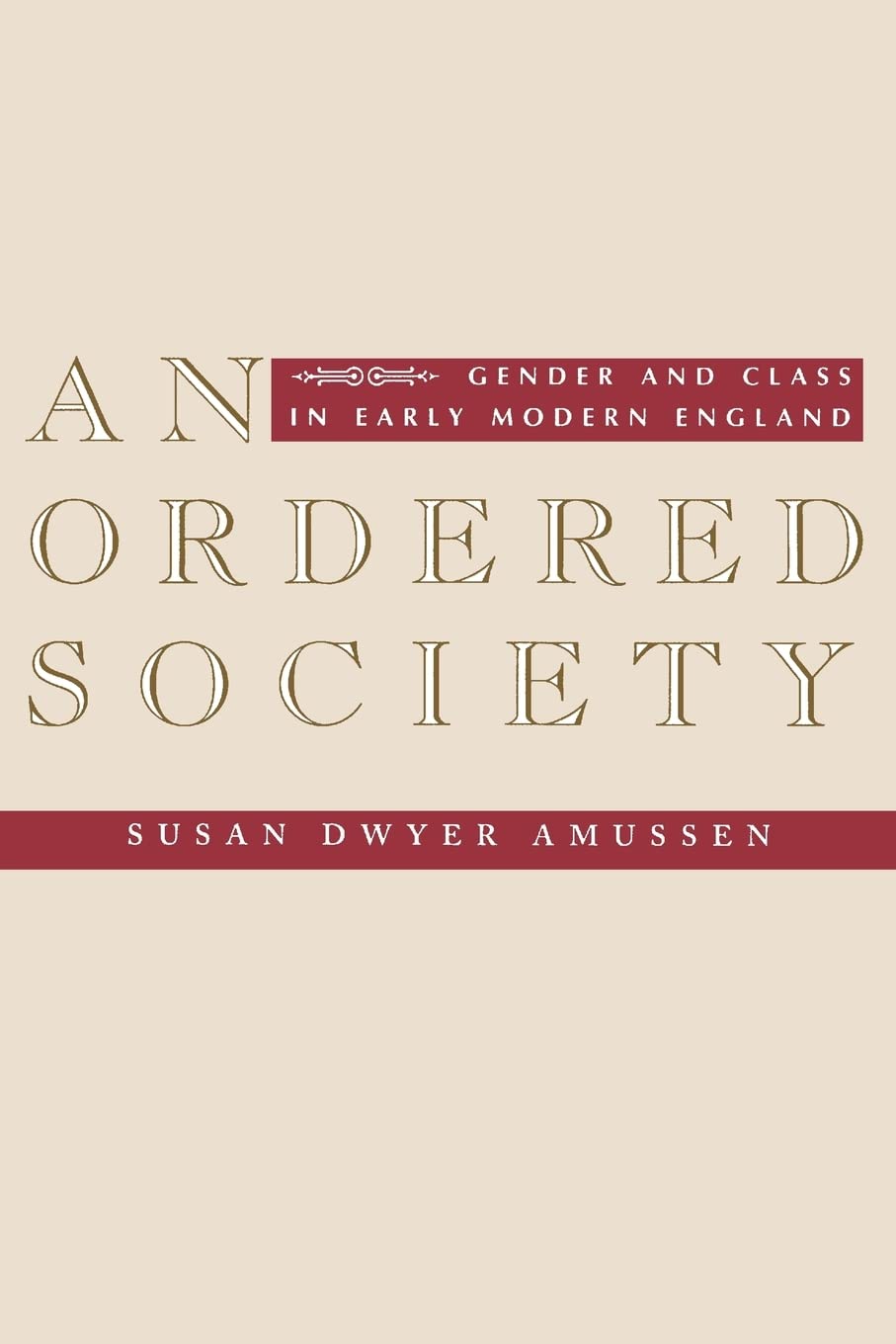 An Ordered Society