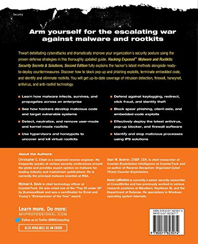 Hacking Exposed Malware & Rootkits: Security Secrets and Solutions, Second Edition