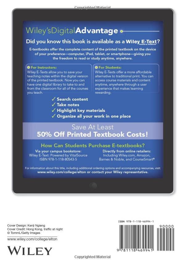 Modern Portfolio Theory and Investment Analysis