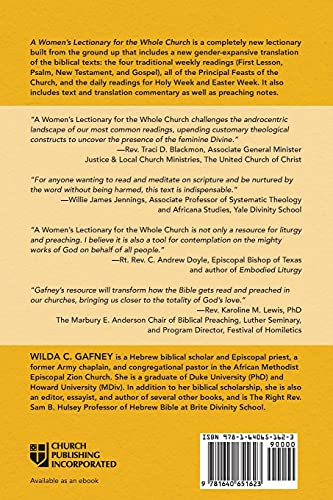 A Women's Lectionary for the Whole Church Year A
