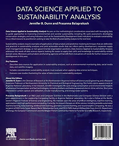 Data Science Applied to Sustainability Analysis