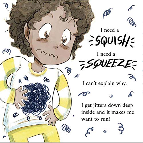 Wiggles, Stomps, and Squeezes Calm My Jitters Down — back cover