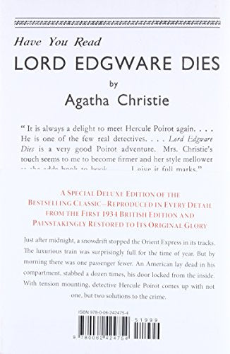 Murder on the Orient Express Classic Edition: A Hercule Poirot Mystery: The Official Authorized Edition