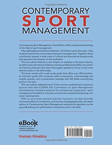 Contemporary Sport Management