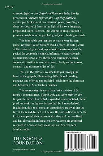 Aramaic Light on the Gospels of Mark and Luke: Aramaic New Testament Series Volume 2