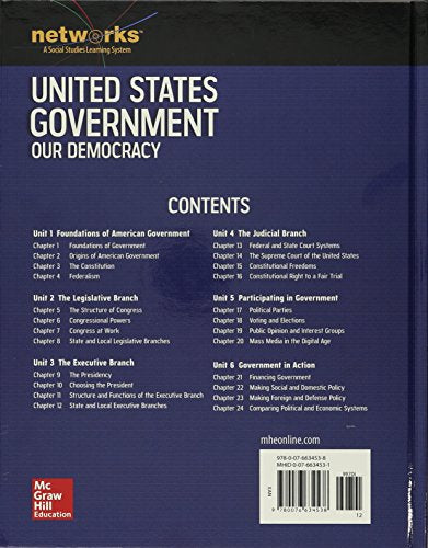 United States Government: Our Democracy, Student Edition (GO