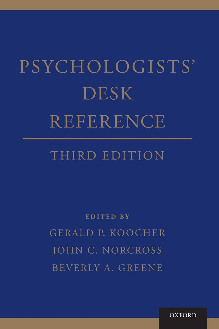 Psychologists' Desk Reference