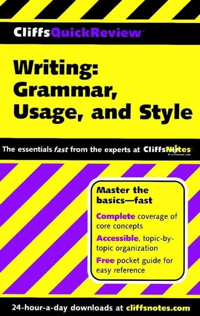 Cliffsquickreview Writing: Grammar, Usage, and Style