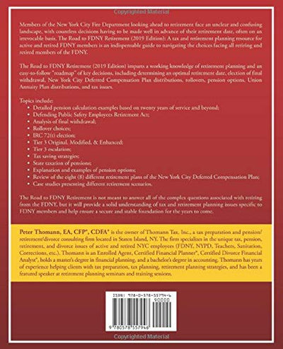 The Road to FDNY Retirement (2019 Edition): A Tax & Retirement Planning Resource for Active and Retired FDNY Members