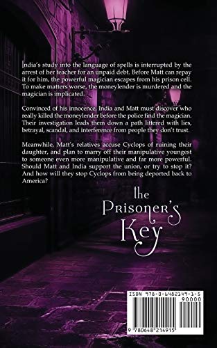 The Prisoner's Key (Glass and Steele) — back cover