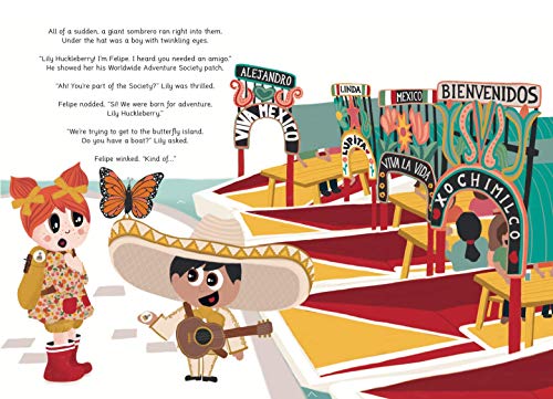 The Adventures of Lily Huckleberry in Mexico (with Mexico patch)