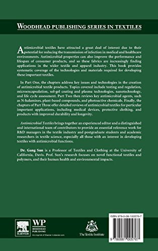 Antimicrobial Textiles (Woodhead Publishing Series in Textiles)