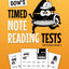 Andrea And Trevor Dows Timed Note Reading Tests For Piano, Book 1: 90 Days Of Exercises In Middle C Position And C Position (Piano Student Workbooks)