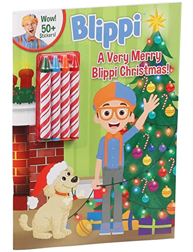 Blippi: A Very Merry Blippi Christmas (Color & Activity with Crayons)