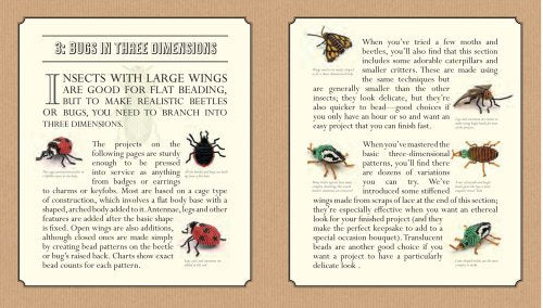 Beaded Bugs: Make 30 Moths, Butterflies, Beetles, and Other