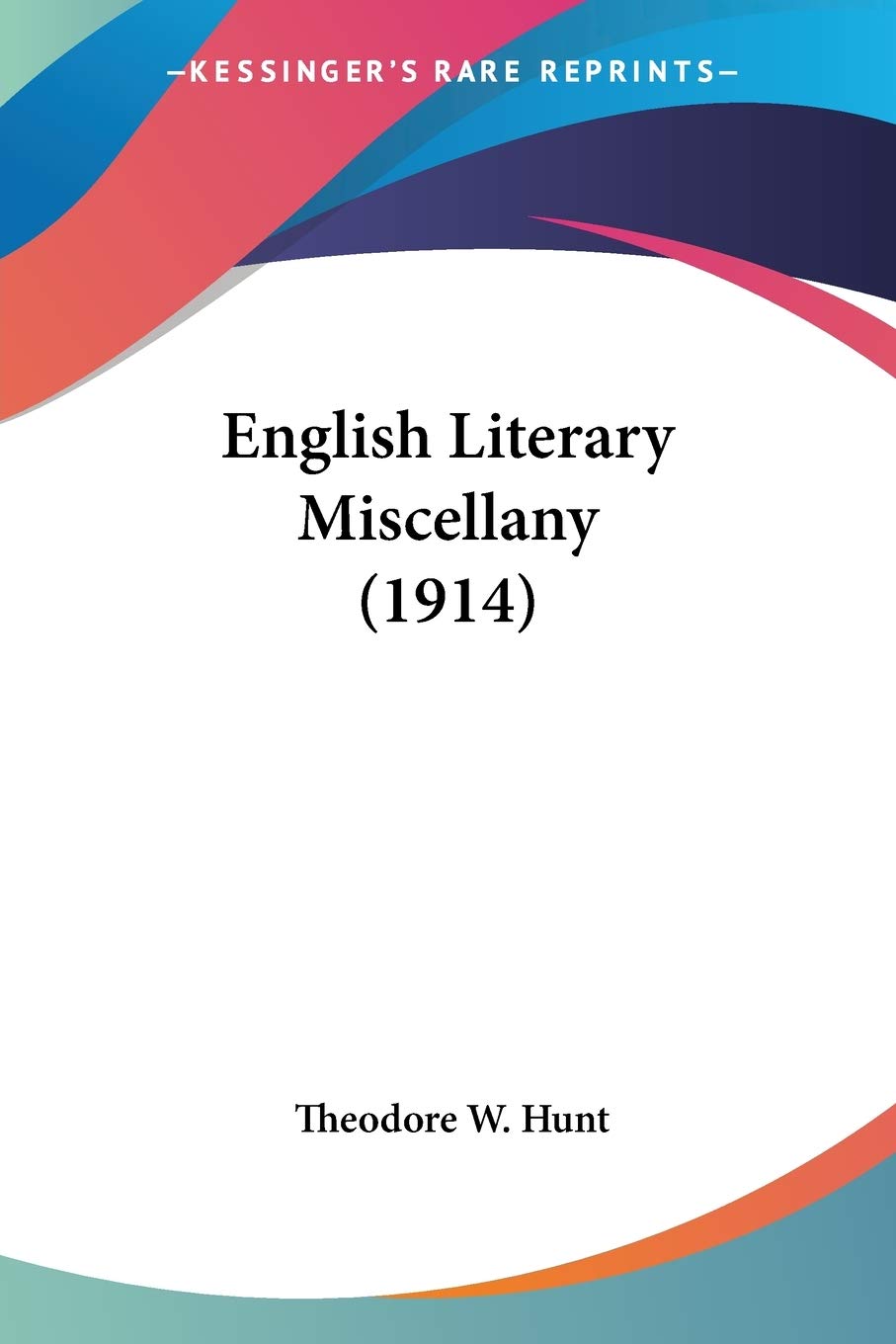 English Literary Miscellany (1914)