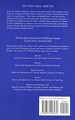 The Faerie Queene, Book One (Hackett Classics)