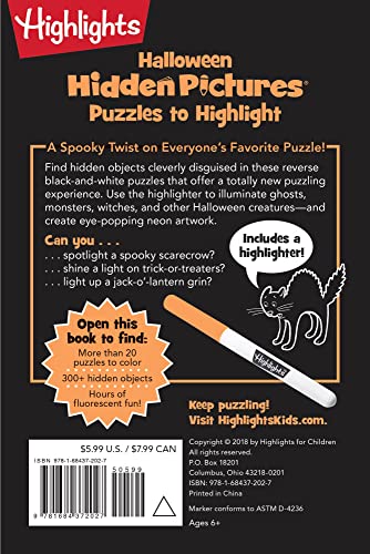 Halloween Hidden Pictures Puzzles to Highlight: Halloween Coloring & Activity Book with Over 300 Hidden Objects to Find (Highlights? Hidden Pictures? Puzzles to Highlight Activity Books)