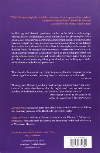 Thinking with Animals: New Perspectives on Anthropomorphism