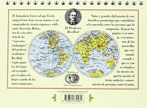 Animalario universal del profesor Revillod. Almanaque ilustrado de la fauna mundial (Spanish Edition)