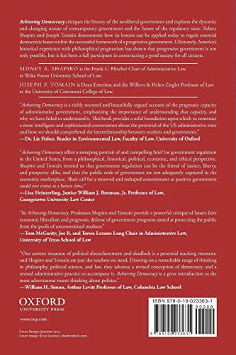 Achieving Democracy: The Future of Progressive Regulation