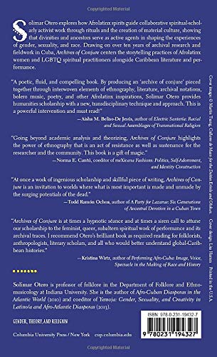 Archives of Conjure: Stories of the Dead in Afrolatinx Cultures (Gender, Theory, and Religion)