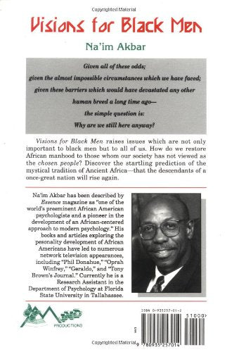 Visions for Black Men — back cover