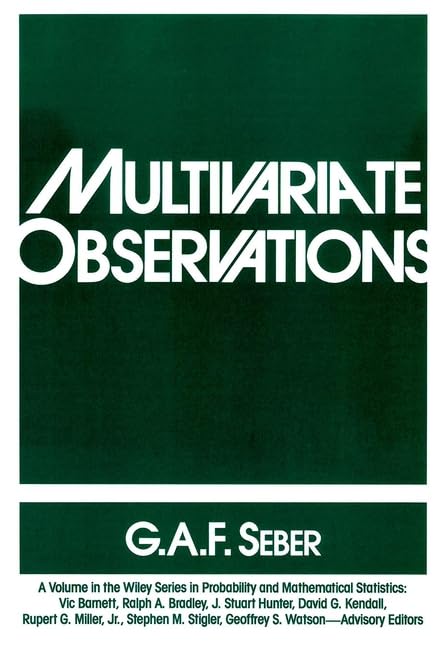 Multivariate Observations (Wiley Series in Probability and Statistics)