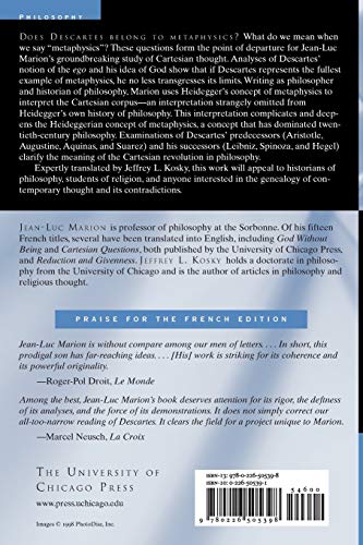 On Descartes' Metaphysical Prism: The Constitution and the Limits of Onto-theo-logy in Cartesian Thought